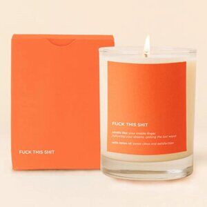 “Fck This Sht” Citrus Soy Candle NWT/NIB, Funny Gift